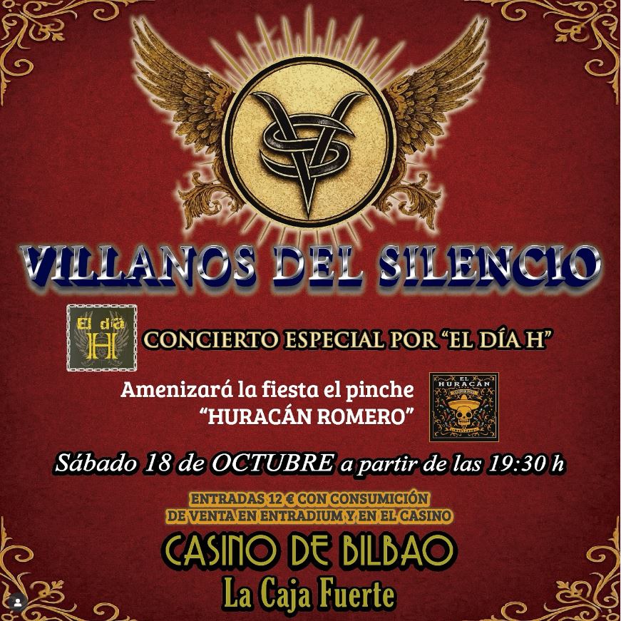 Villanos del silencio en el Casino de Bilbao